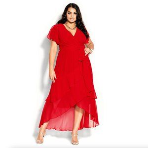 NWT City Chic Maxi Flirty Tier Lipstick XXL = 24 = 3X